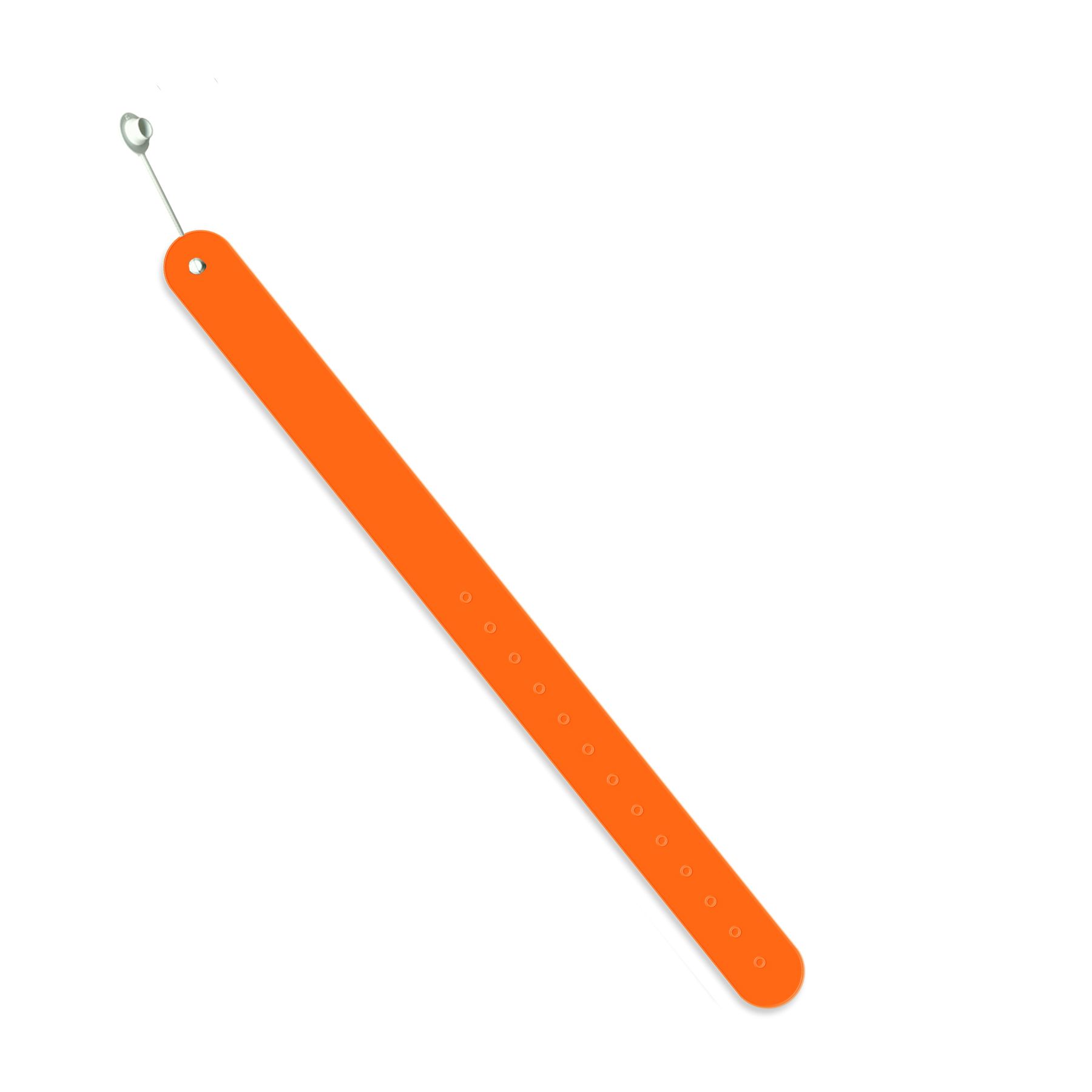 Fluorescent Orange Blank - Permanent Stud
